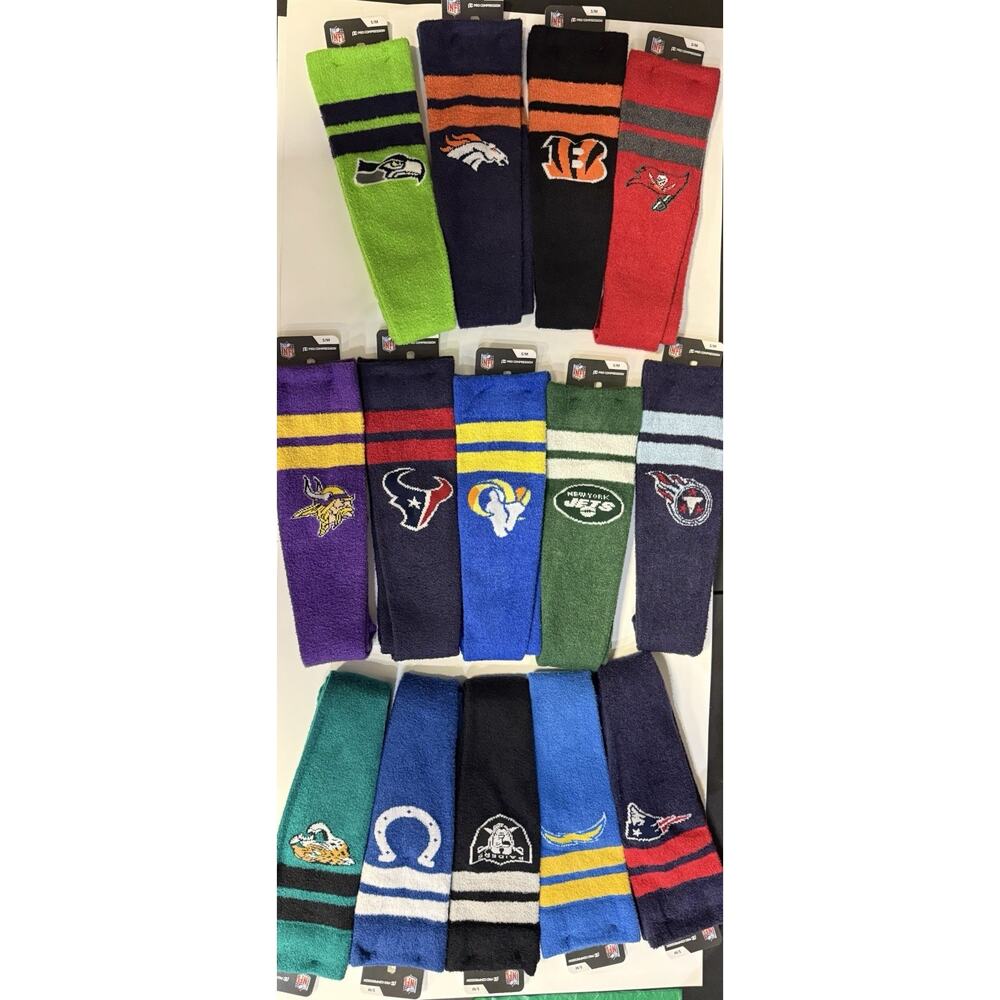 NFL Pro Compression Socks S/m Assorted 4 Pack